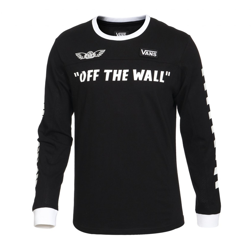 KAOS LENGAN PANJANG VANS OFF THE WALL | SE BIKES KNIT (SE BIKES) BLACK