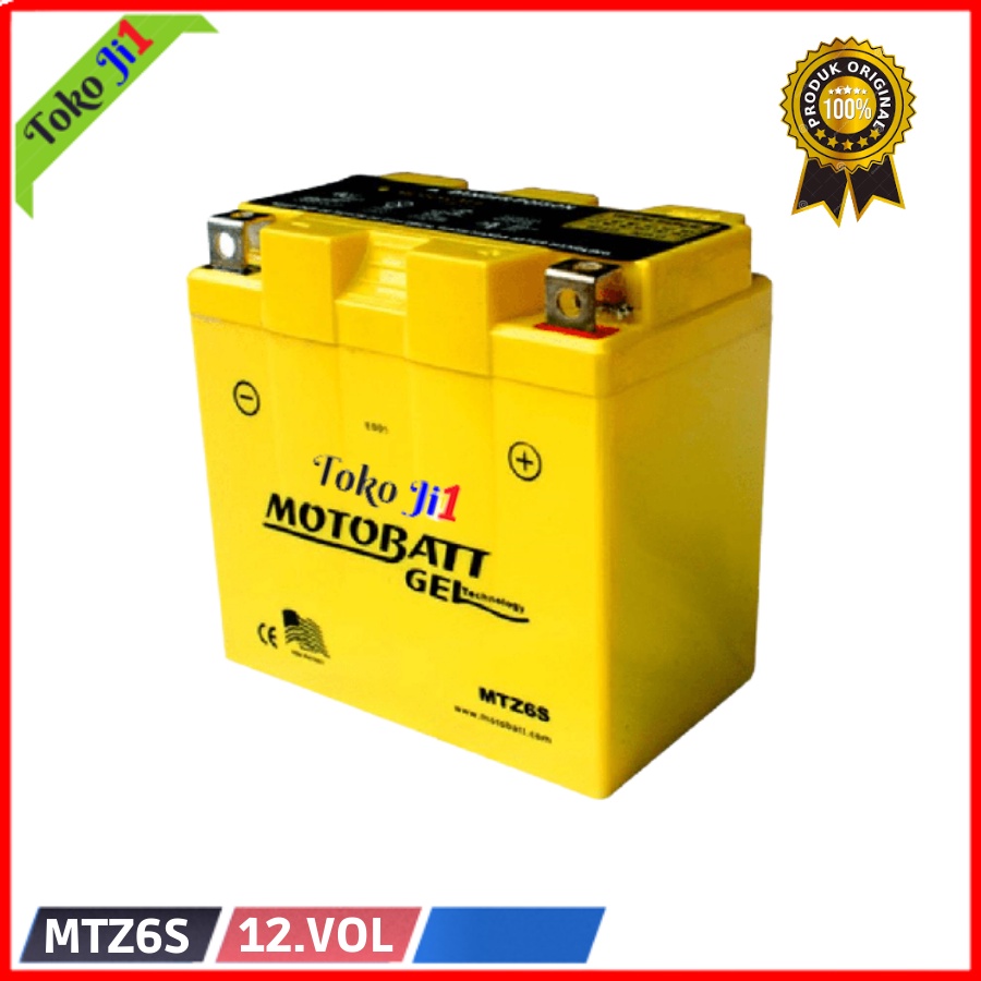 Motobatt Aki Kering Gel MTZ6S Vario 125 - 150 cb150 cbr150 Satria Fu 150 N-Max new