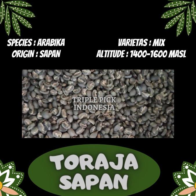 

Green bean / Biji kopi Toraja sapan - semi wash