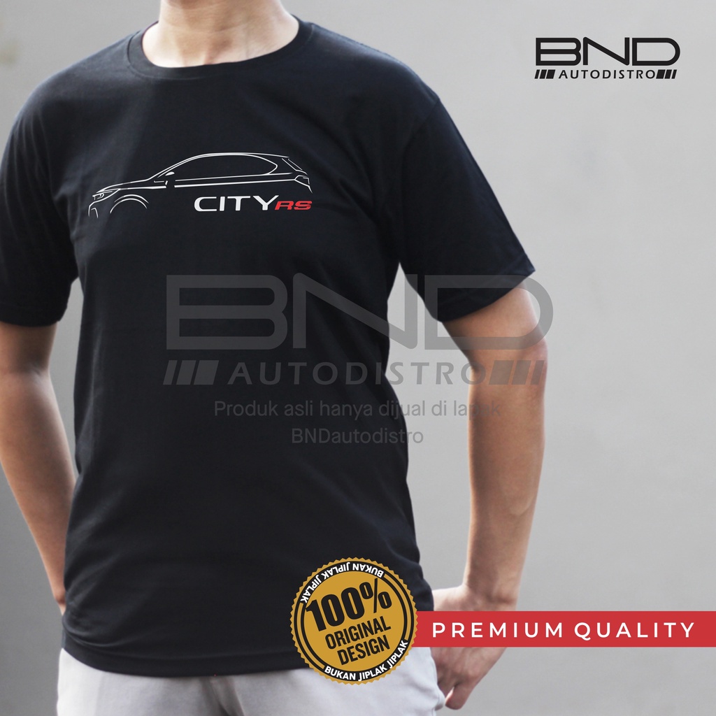 Kaos Honda City Hatchback RS SIDE - T-Shirt Honda City Kaos City HB