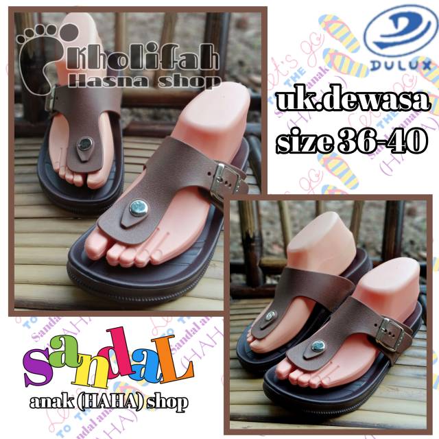 Sandal jepit perempuan dewasa 36-40 dulux 213B (6b)-4