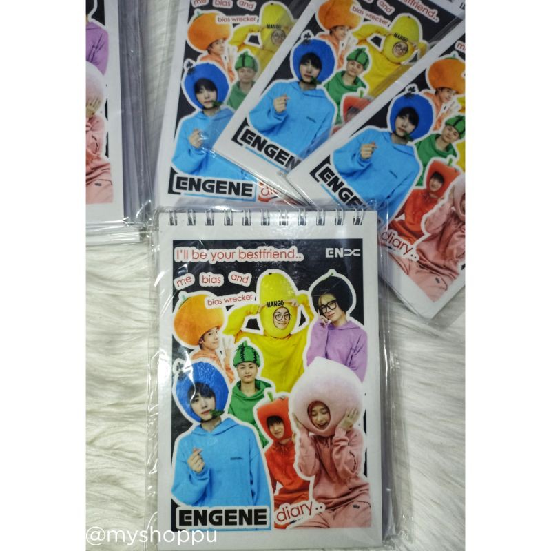 

Notebook K-Pop, Notebook Enhypen (Jay, Sunghoon, Sunoo, Jungwon, Jake, Ni-ki, Heeseung)