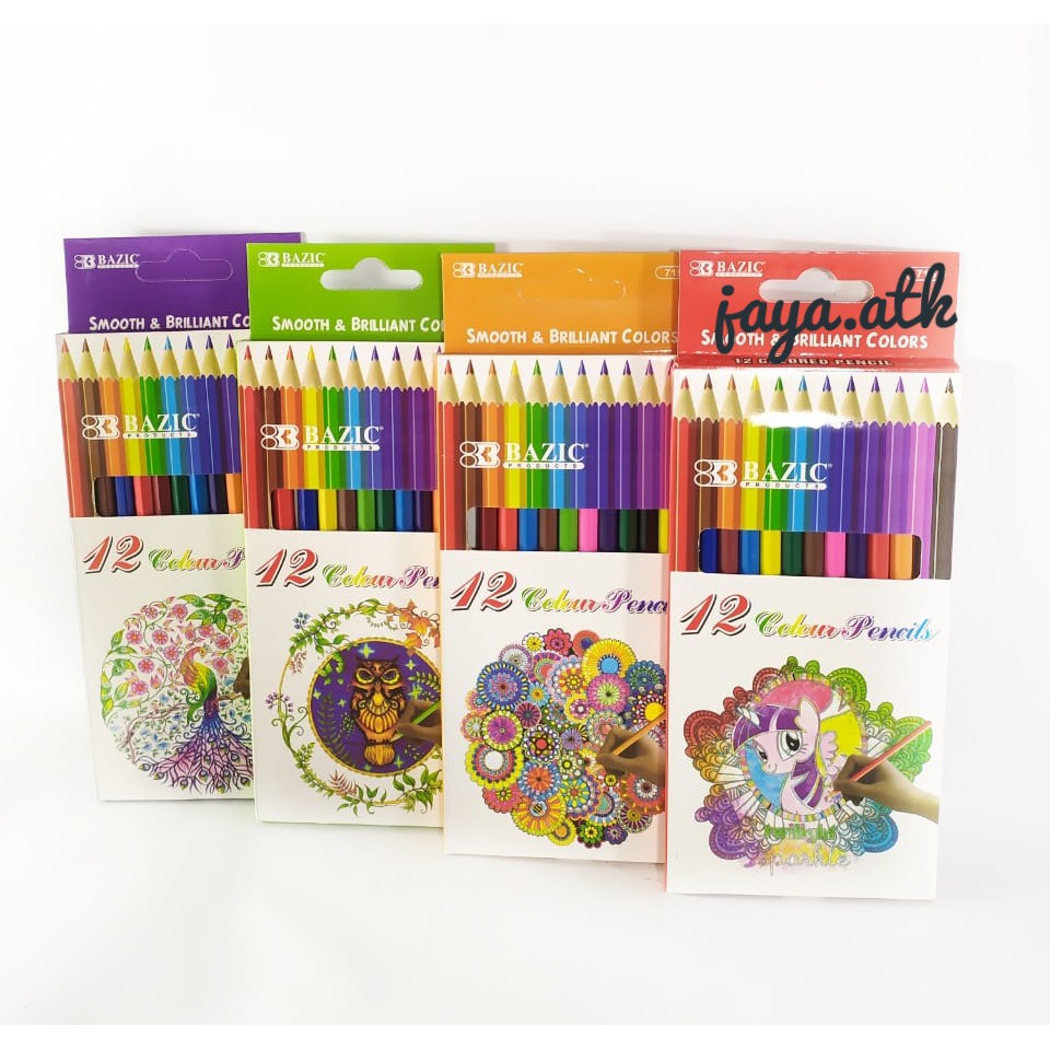 PENSIL WARNA 12 WARNA PANJANG COLOR PENCIL ANAK SOUVENIR HADIAH ULTAH ANAK