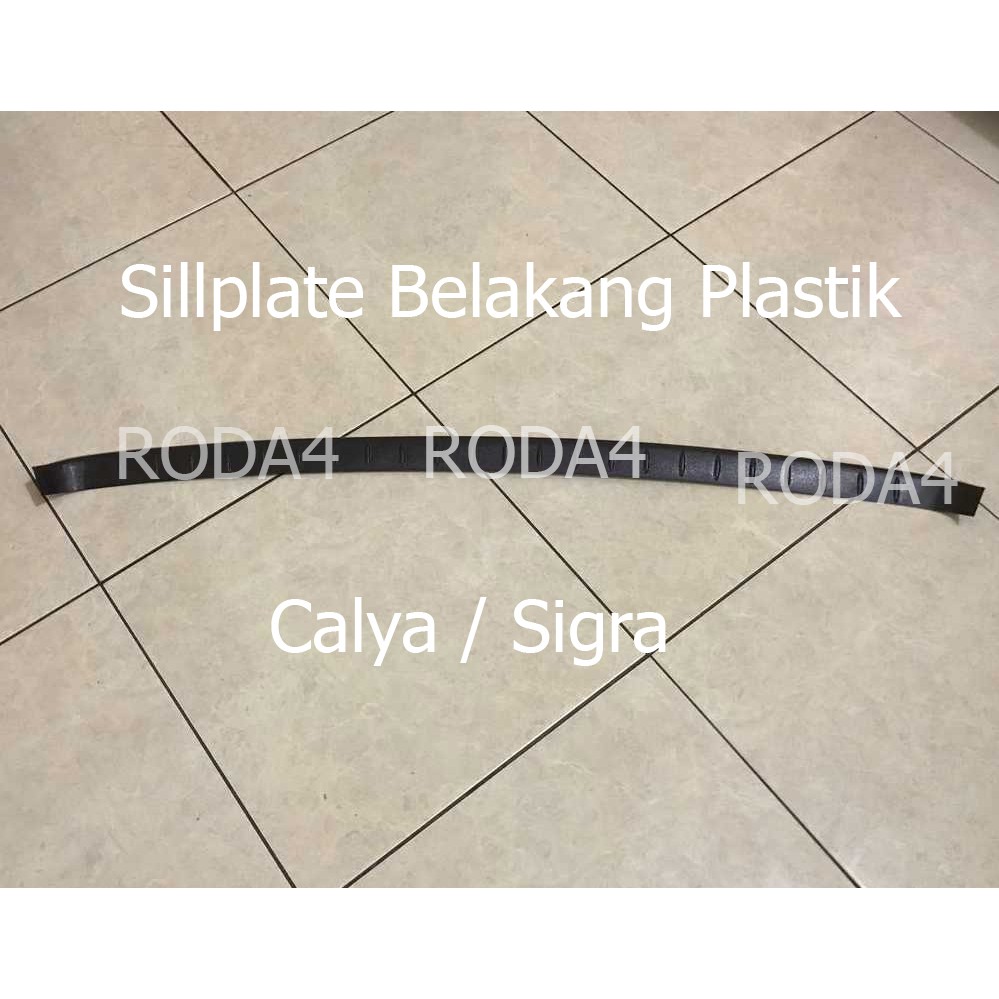 Sillplate / Sil Plat / Door Sill  Belakang Plastik  Sigra + Perekat