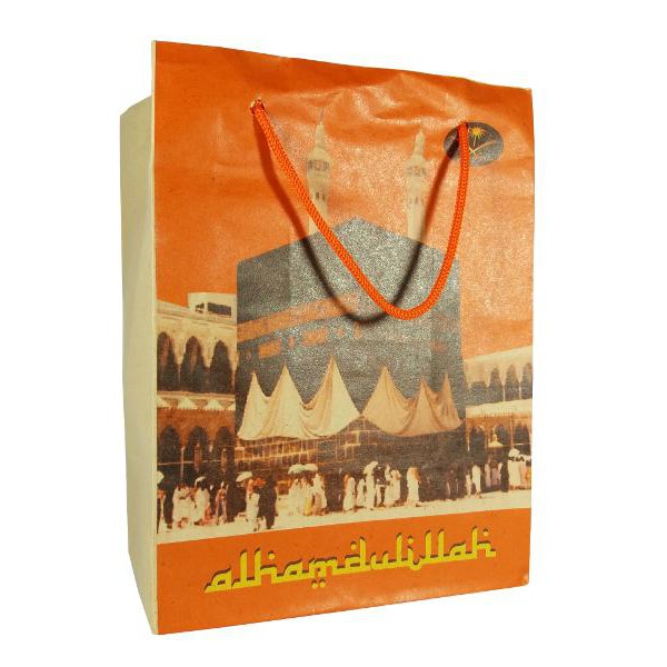 

Asli kuat awet Paper Bag Haji Kecil / Tas Kertas / Tas Souvenir Haji / Oleh Oleh Haji keren