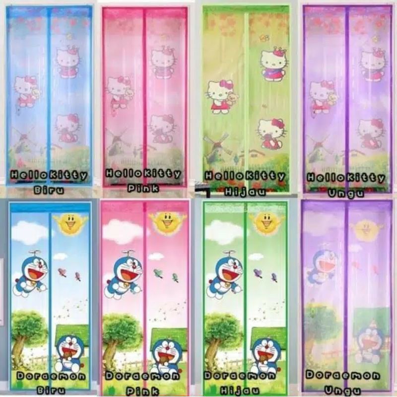 Tirai Anti Nyamuk / Tirai Anti Nyamuk Magnet Murah / Tirai Pintu Hordeng Anti Nyamuk Import Murah