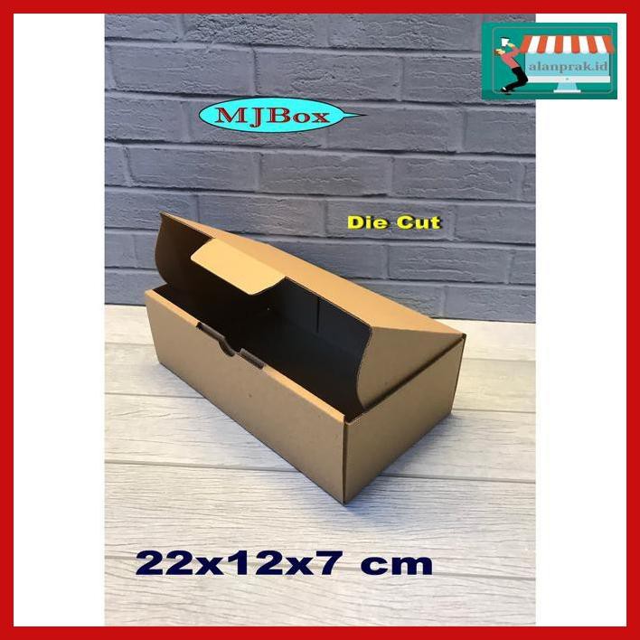 

4Rsd65E- Kardus Karton Box Uk.22X12X7...Die Cut .Kue Bolu Ty6Rt65-