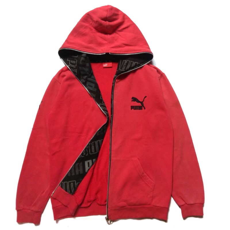 Zipper Hoodie Puma Second Bekas Preloved