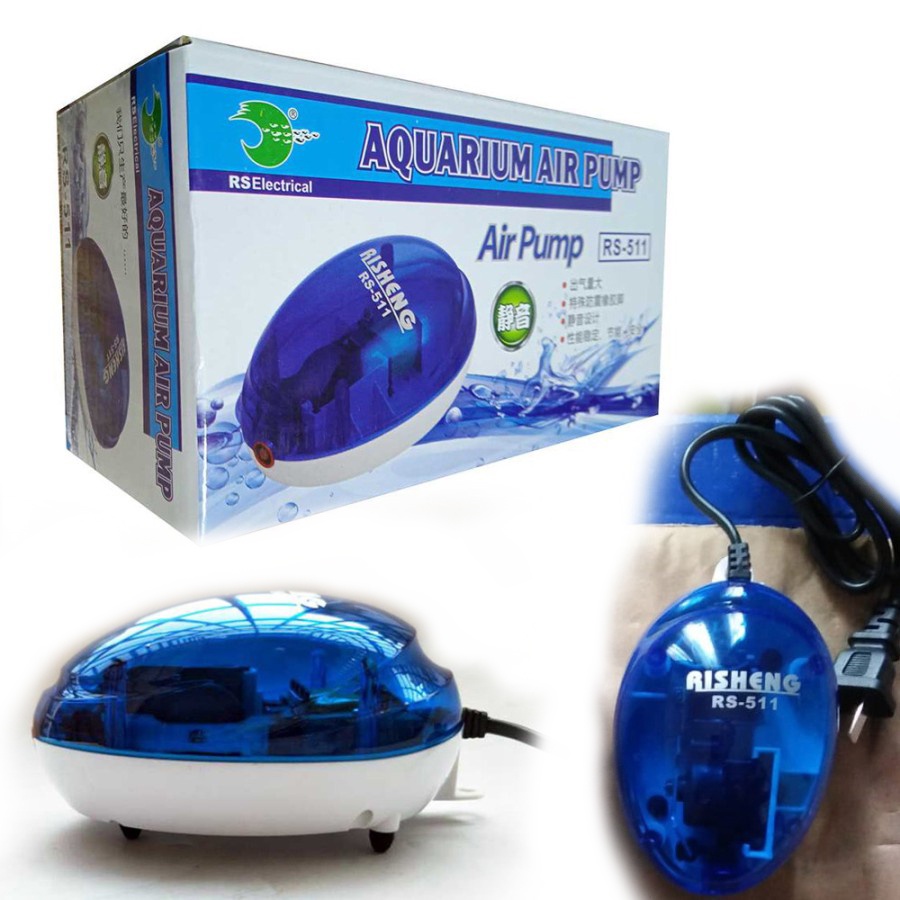 Pompa Oksigen Akuarium Aerator Pompa Udara Ultra Diam Silent Air Pump