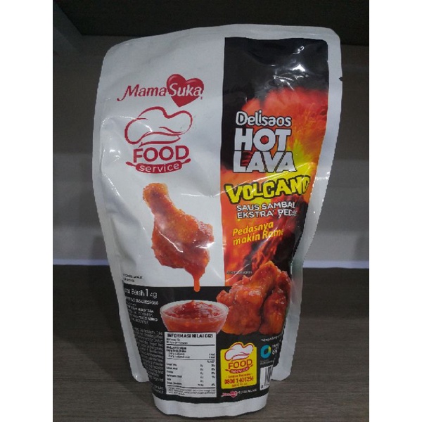 Hot Lava Volcano 1kg/ Saus Sambal Extra Pedas