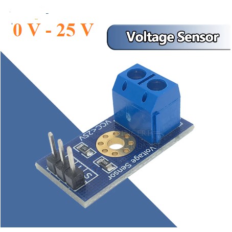 Sensor Tegangan Voltage Module DC 0-25v DC Pendeteksi Volt ARDUINO RASPBERRY PI