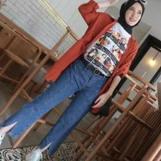 BAGGY OLLA JEANS BAGGY BELAH  DEPAN  Shopee Indonesia