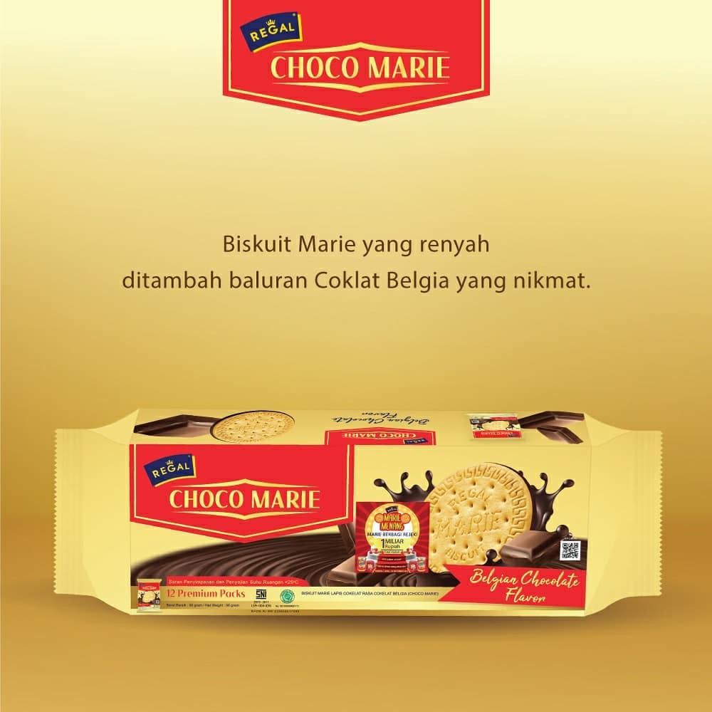 

REGAL CHOCO MARIE 12 SACHET -Terlengkap-Termurah-Berkualitas