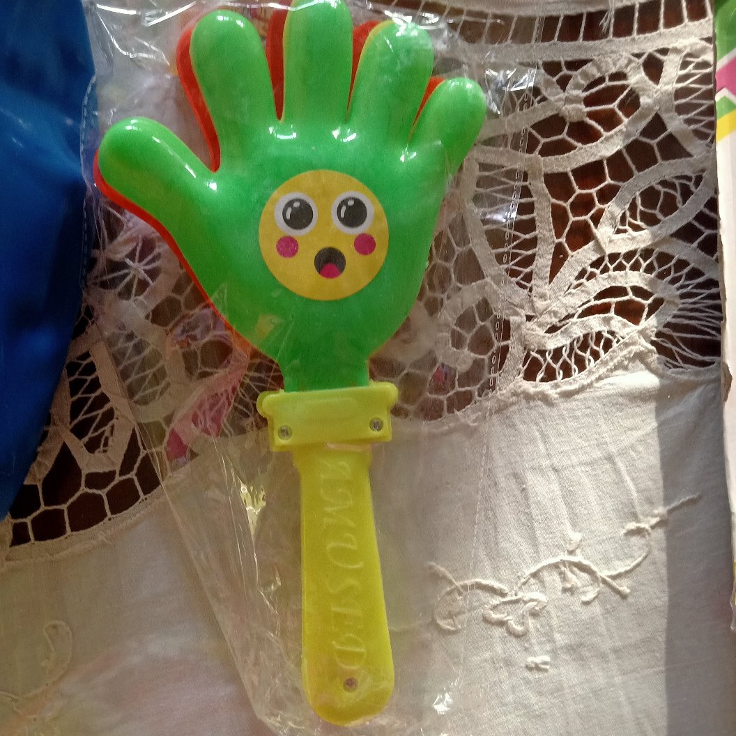 Mainan Balon Palu Transparan / Bening 45cm Ada Kincringannya