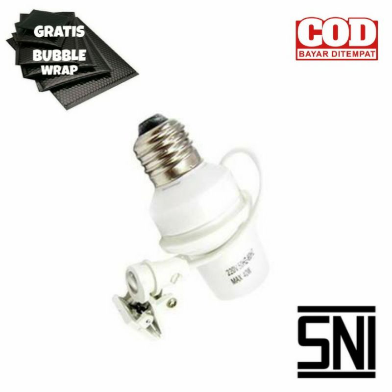 Fitting Lampu Sensor Cahaya Otomatis / Lampu Sensor / Lampu Otomatis