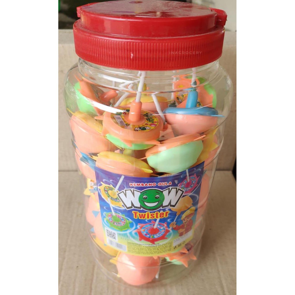 

PUSAN WOW KEMBANG GULA TWISTER 40pcs x 7gr