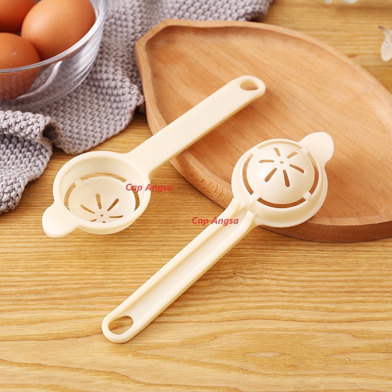 EGG YOLK SEPERATOR SARINGAN ALAT PEMISAH PENYARING KUNING PUTIH TELUR PANJANG EGGS LONG HANDLE EGG WHITE