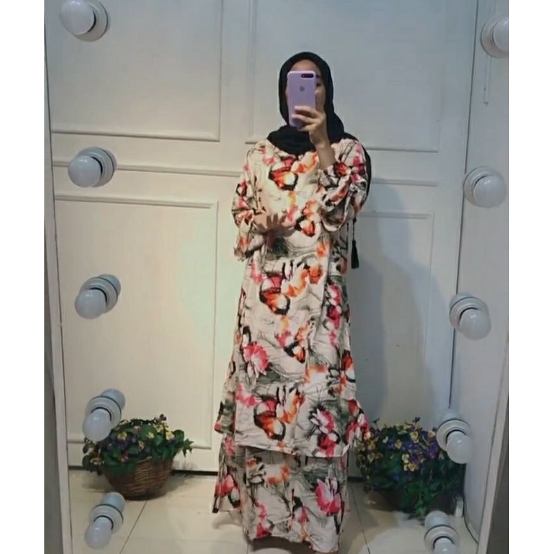 Gamis malaysia motif