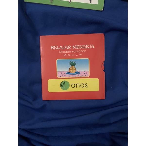 belajar mengeja dengan konsonan M,N,H,V,M