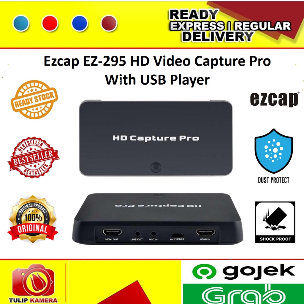 Ezcap EZ-295 HD Video Capture Pro With USB Player