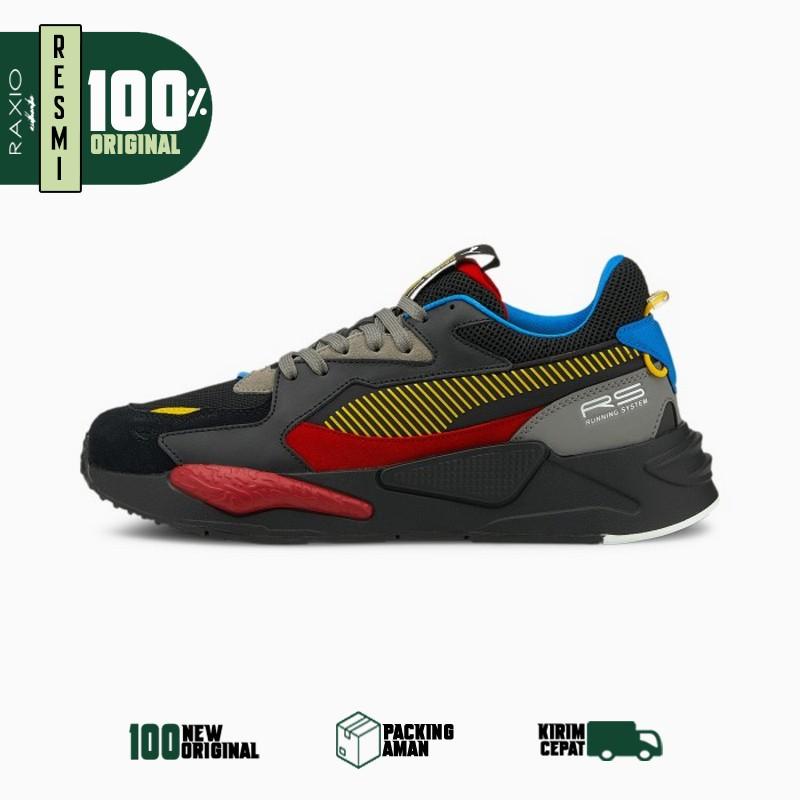 puma rs black red