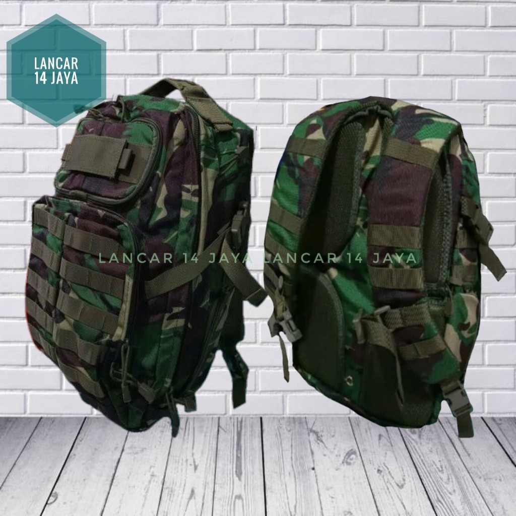 Tas Ransel Army Model Lebanon Besar Loreng Malfinas TNI Tas Ransel Besar