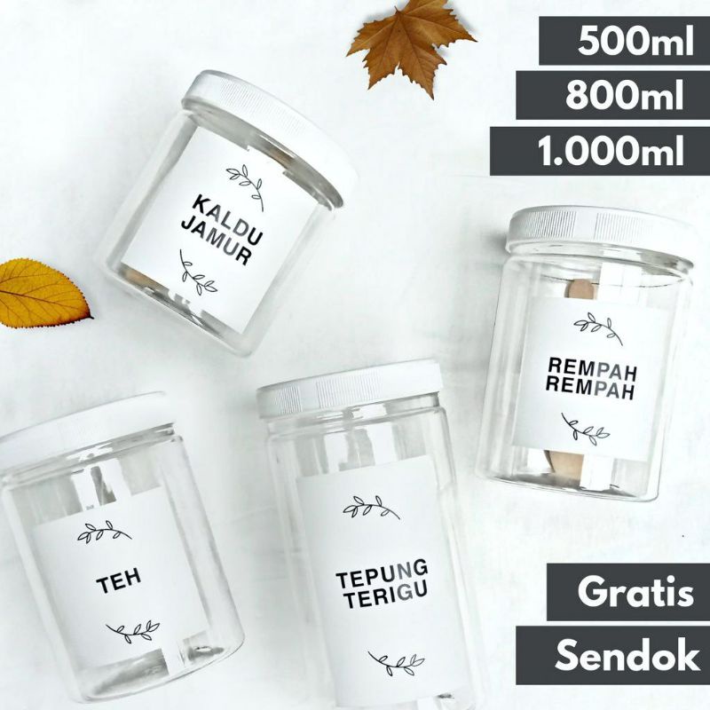 Botol bumbu plastik dapur (harga satuan)