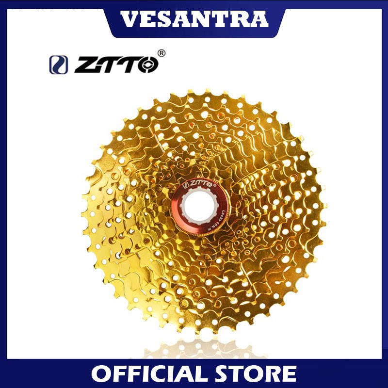 ZTTO SPROCKET 10 SPEED 11-36T GOLD GEAR SEPEDA LIPAT MTB