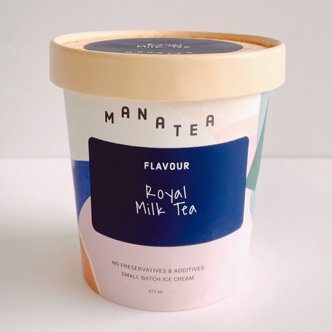 

Manatea's Royal Milktea Ice Cream Pint 473ML
