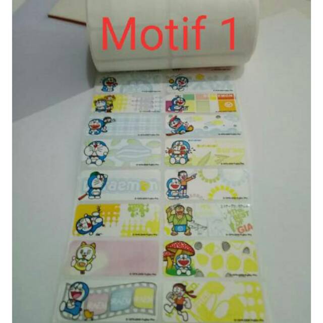 

Label Nama Doraemon Ukuran L