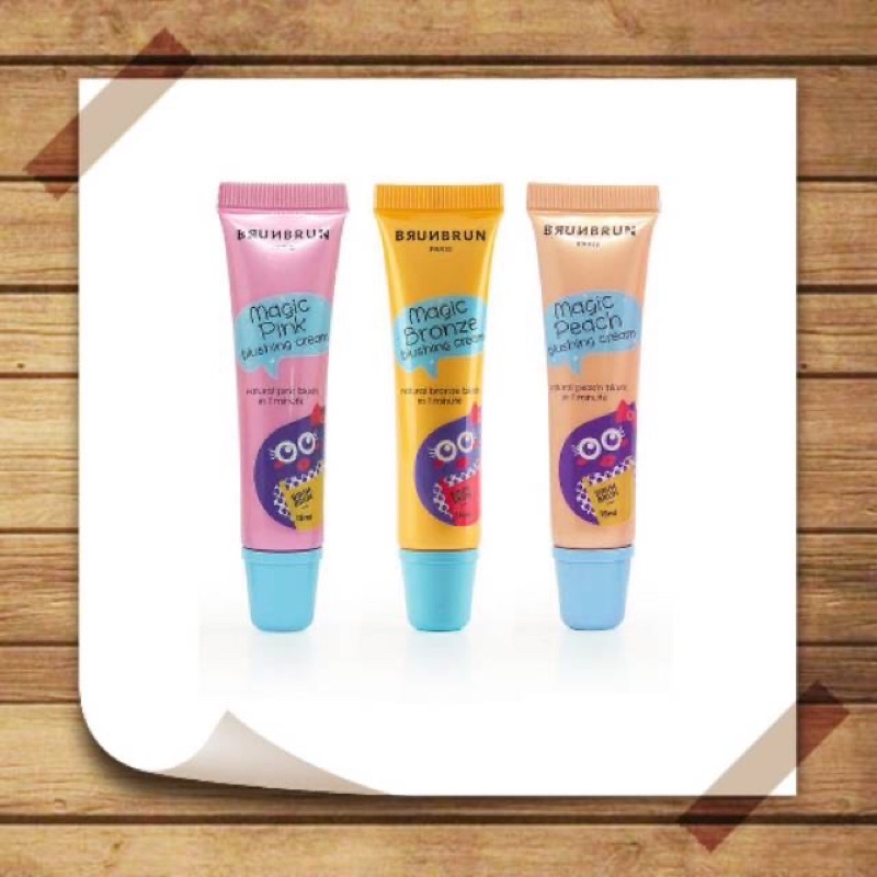BRUNBRUN BLUSHING CREAM magic pink blush on cream termurah