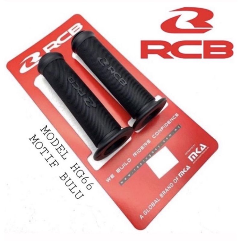 Handgrip RCB Original HG66 HG55 hitam handfat RACING BOY grip RCB Hg55 bintik Hg66 bulu Sarung gas m