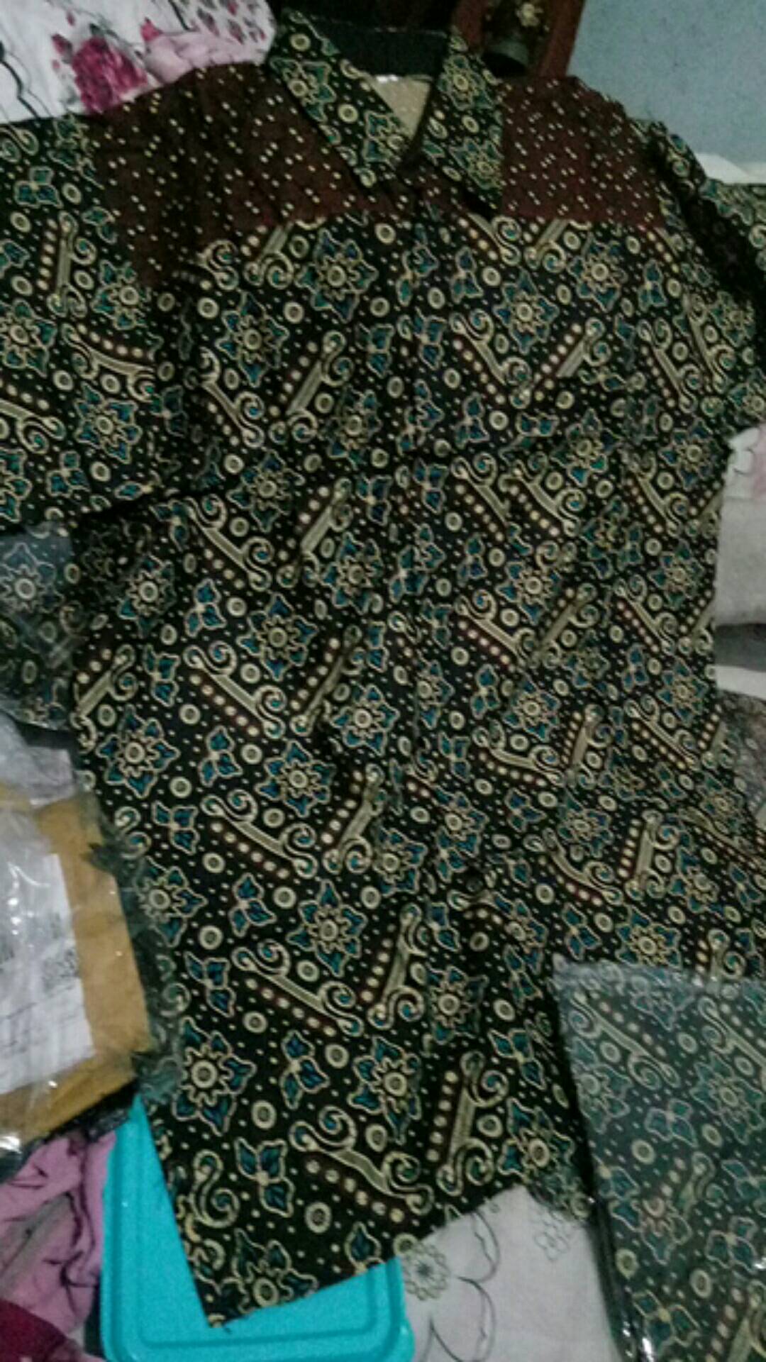 Batik Dolby Dolbi Dobby Doby Tenun Sutra Tulis Katun Atbm Baton Sarimbit Couple Pkl Hem Sogan Srg30x