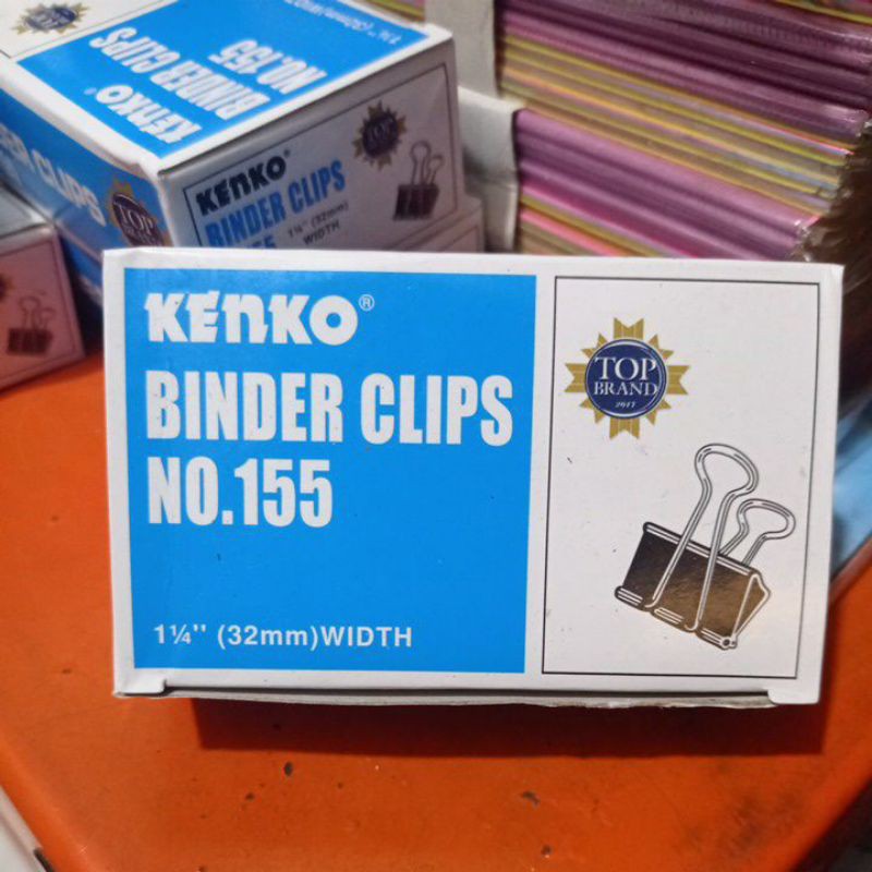 

binder clip No.155 32mm 1pak isi 12pcs