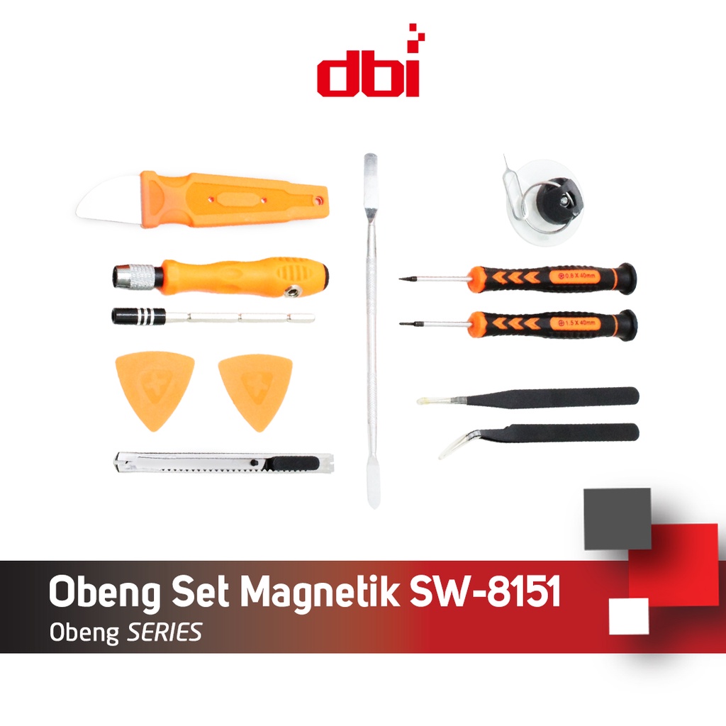 Obeng Set Magnetik SW-8151