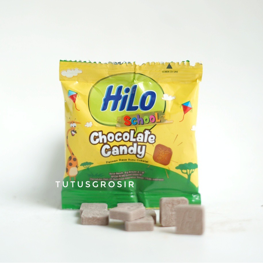 Hilo School Coklat Candy isi 10 Sachet