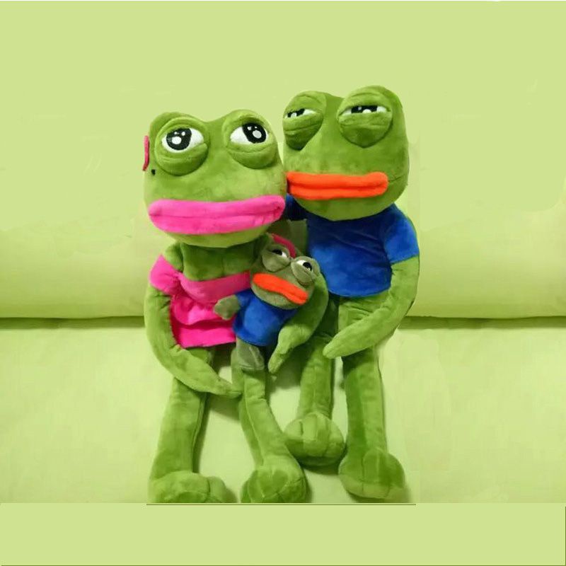 Boneka Mainan Boneka Binatang Pepe The Frog Mewah Nyaman Untuk Semua Usia