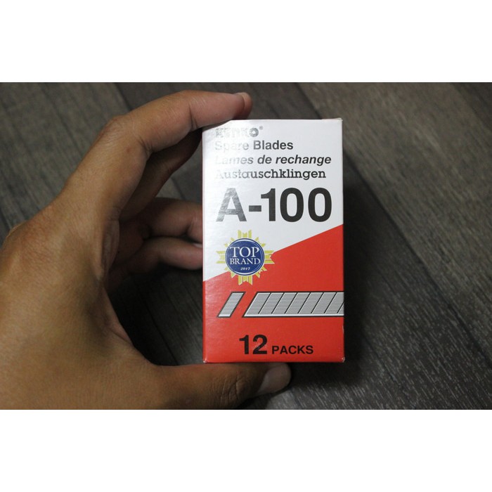 

isi pisau cutter kecil kenko A-100 spare blades refill ulang