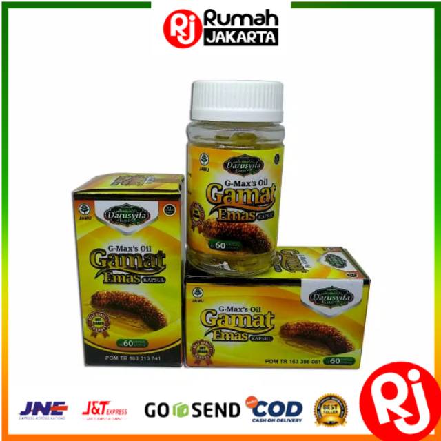 Kapsul Minyak Gamat Emas Gama'x oil Darusyifa