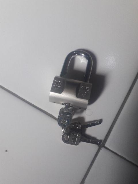 Kunci Gembok Pintu Pagar Rolling Door Toko Bulat Bantal Pendek 40 40mm