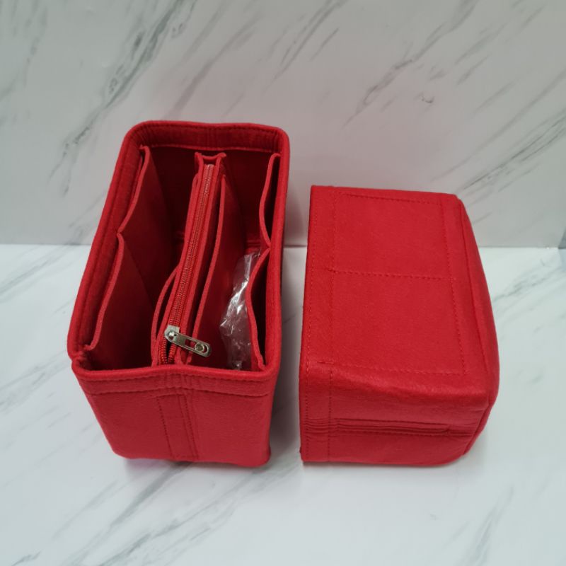 Felt Bag organizer Middle Zip for neverfull LCTB / tote bag / insert bag