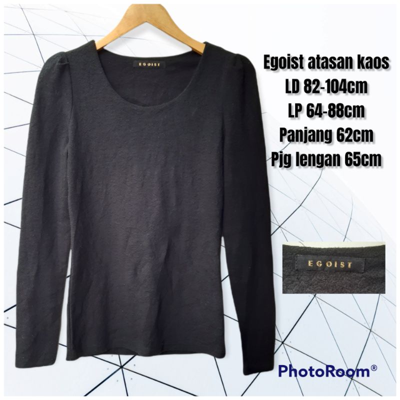 Egoist atasan kaos wanita