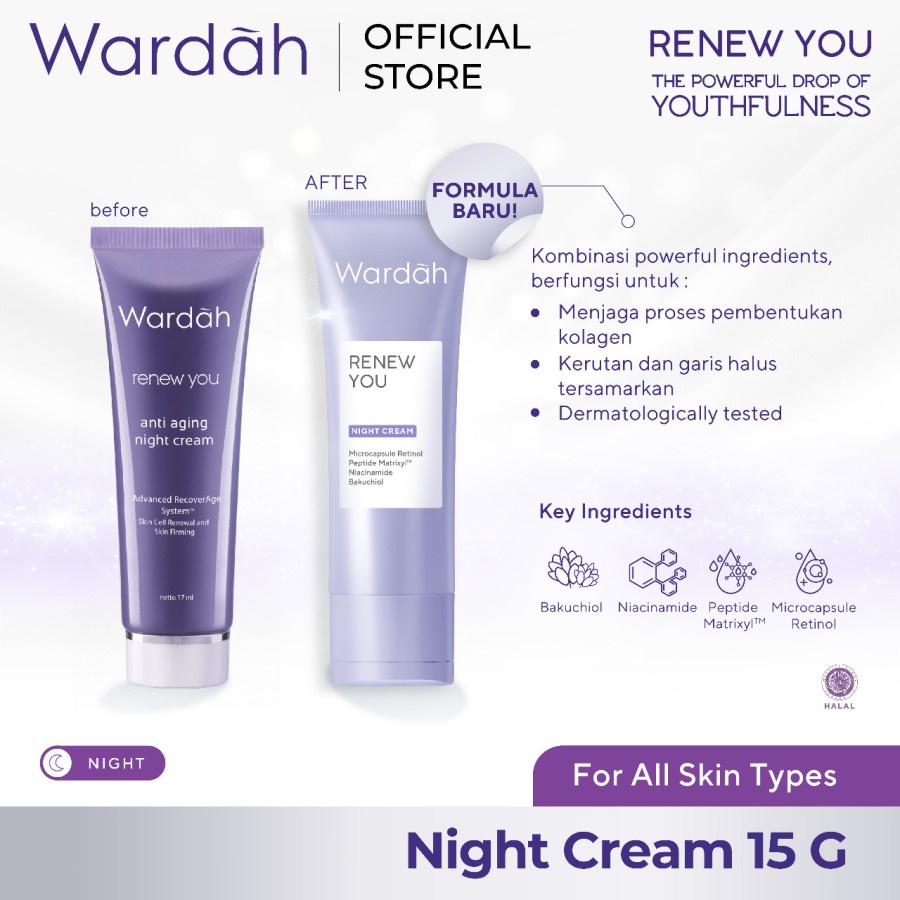 WARDAH Renew You Anti Aging Night Cream