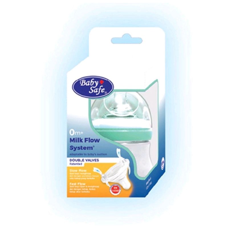 Baby Safe Wideneck Bottle 125 ml Botol Susu Bayi (WN04)