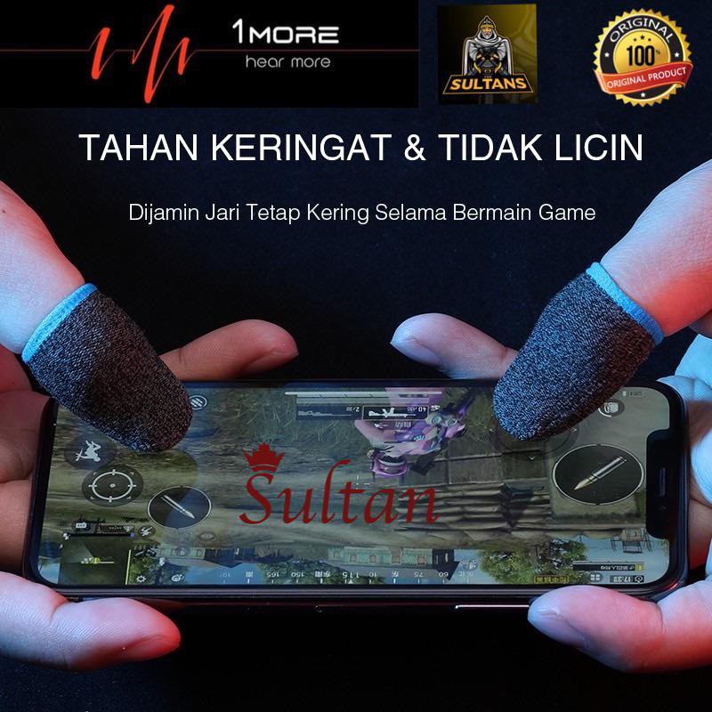 Sarung jari jempol buat game pubg call of duty mobile legend isi 2pcs anti slip dan anti basah