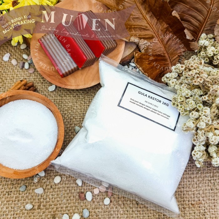 

vd2011c Gula Kastor / Caster Sugar 1 Kg / Castor Powder Butir Halus Fsfs201