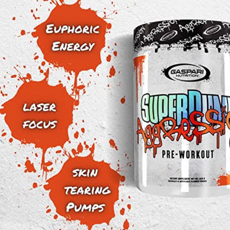 GASPARI NUTRITION SUPER PUMP 25 SERVING AGGRESION PRE WORKOUT SUPERPUMP PWO PREWORKOUT 25SERVING SUPLEMEN FITMESS GYM PRA LATIHAN