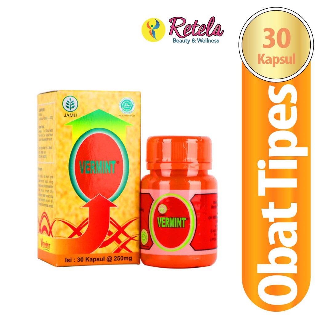 Gambar Vermint Kapsul Cacing Kering