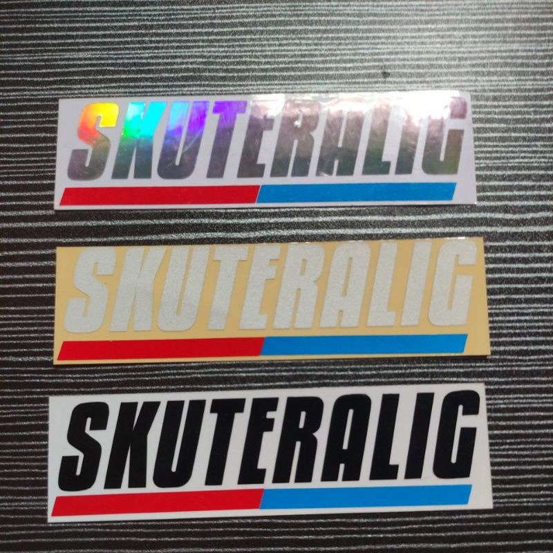 STICKER SKUTERALIG CUTTING