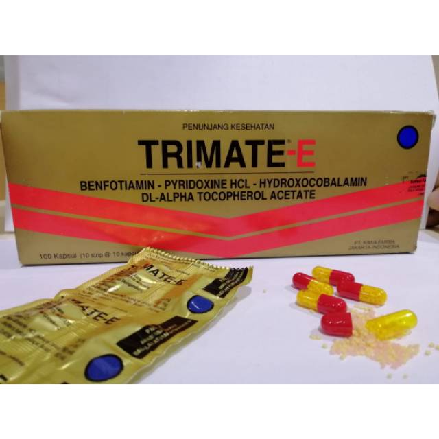 VITAMIN TRIMATE E (Vit B1,B6,B12, Vit E dan Mineral)